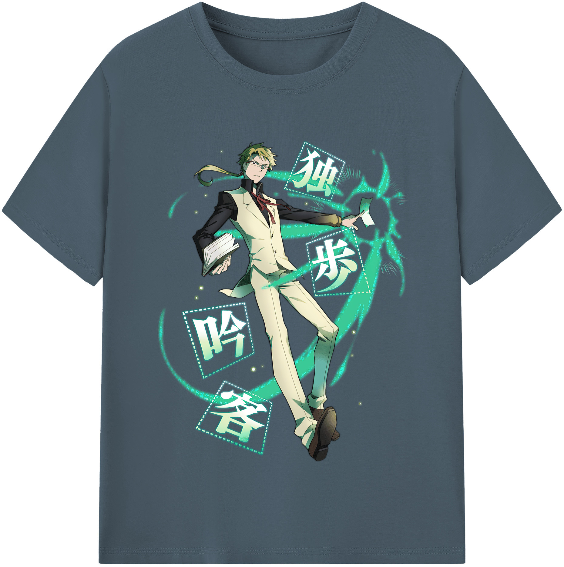 （画像用） 文豪ストレイドッグス Bungo Stray Dogs 綿100％半袖Tシャツ（フロントプリント）